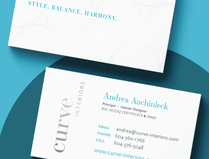 branding design Vancouver business card